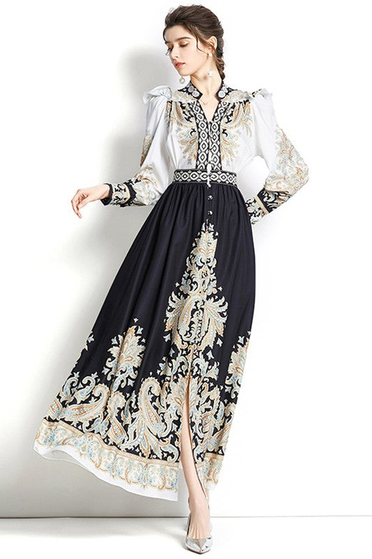 Baroque Beauty MIDI Dress