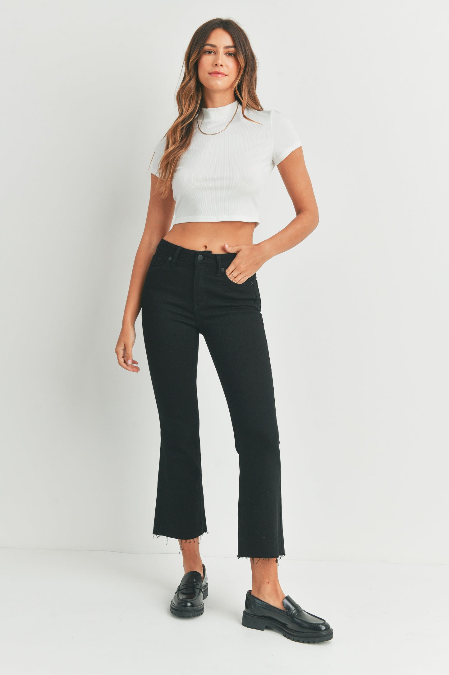 Cropped Flare Jeans
