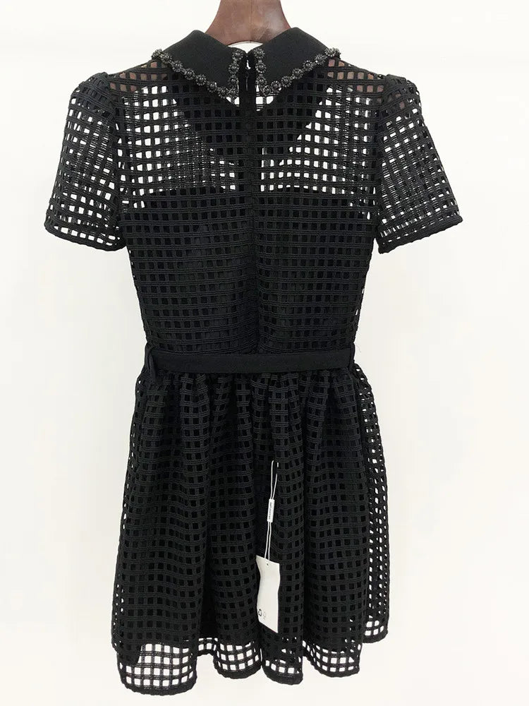Modern Matrix Lace Dress