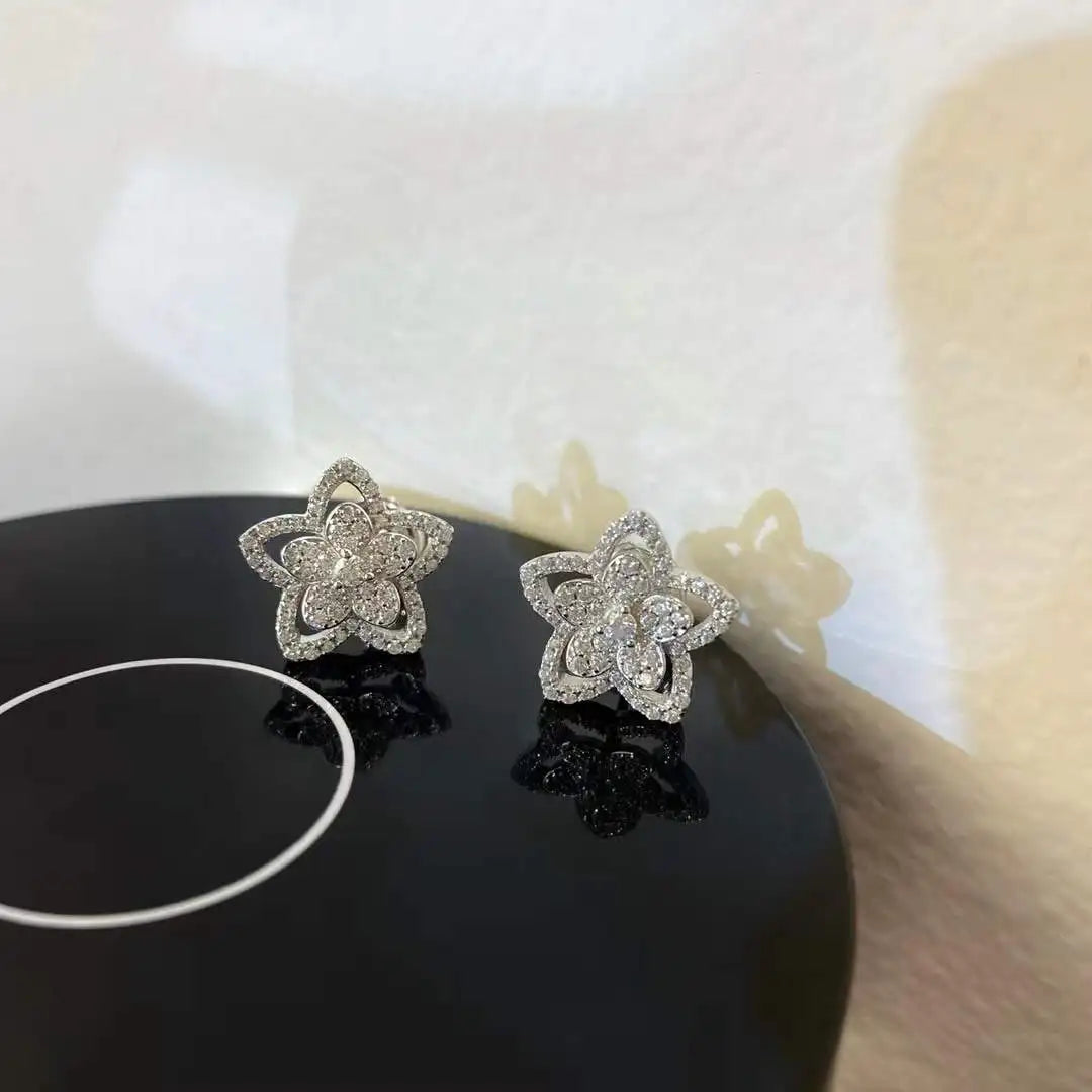 Flower Earring 925 Sterling Silver
