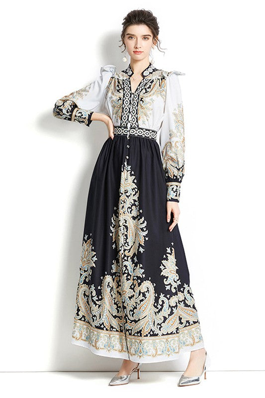 Baroque Beauty MIDI Dress