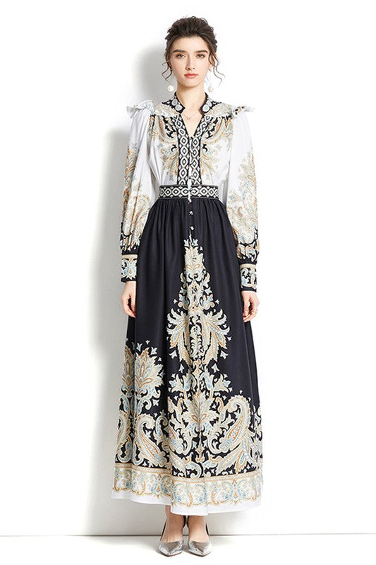 Baroque Beauty MIDI Dress