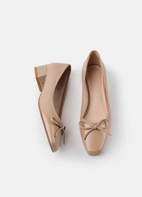 Heeled Ballet Square Toe