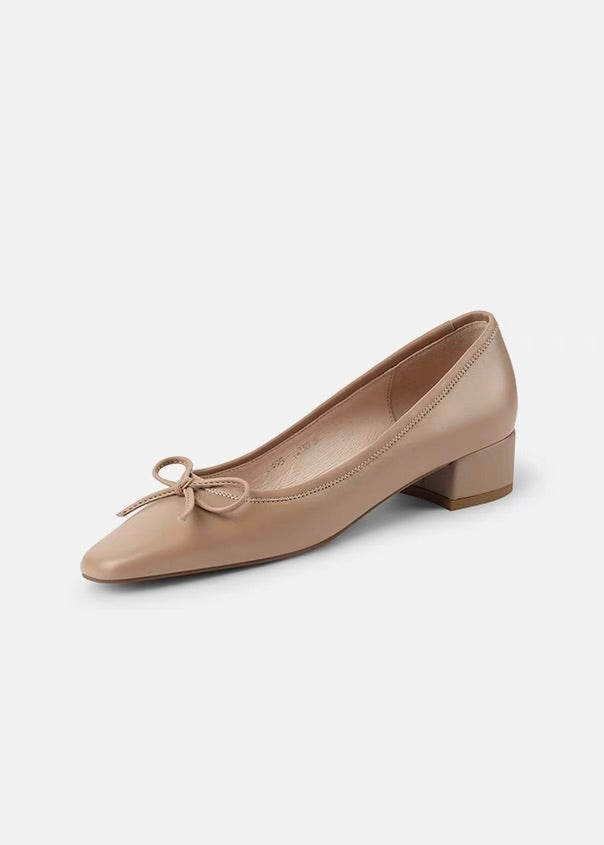 Heeled Ballet Square Toe