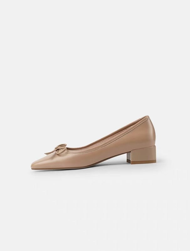 Heeled Ballet Square Toe