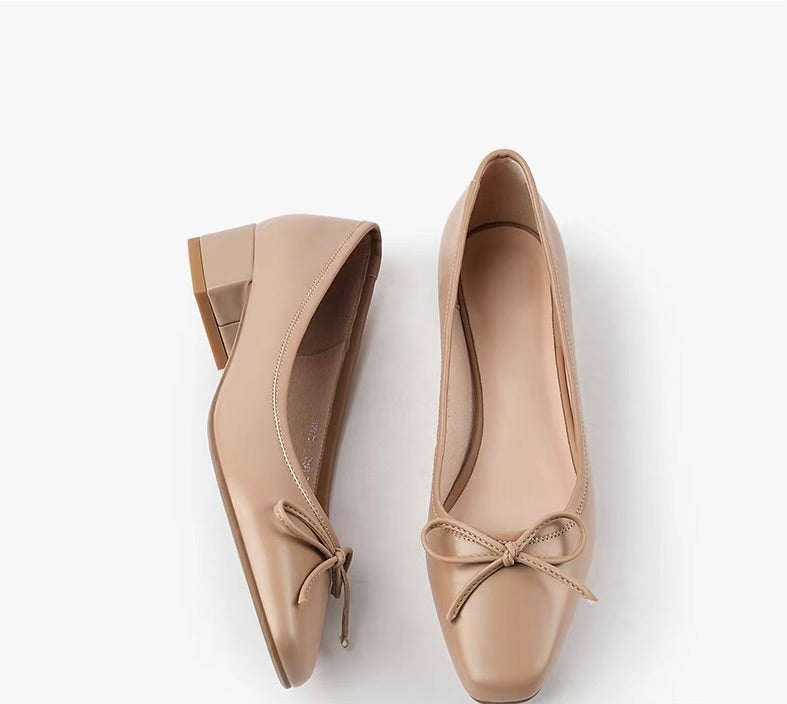 Heeled Ballet Square Toe