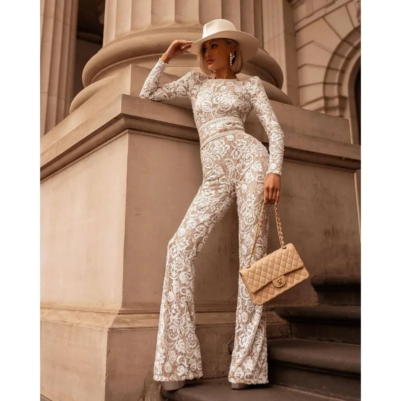 Luxe Lace Gala Jumpsuit