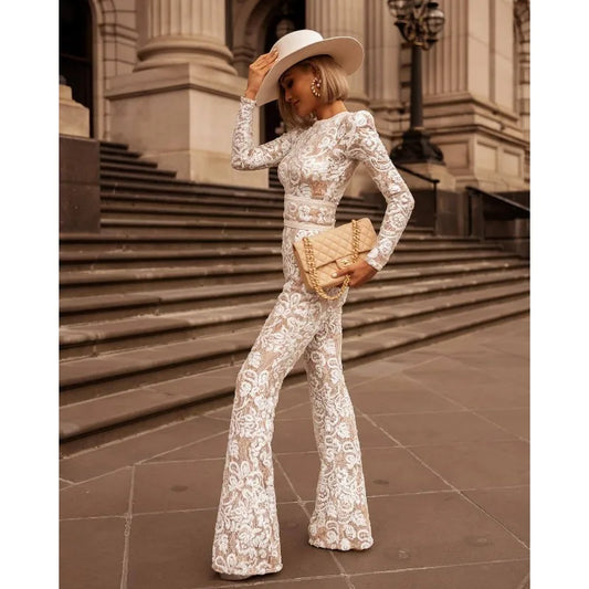 Luxe Lace Gala Jumpsuit