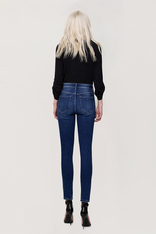 High Rise Ankle Skinny